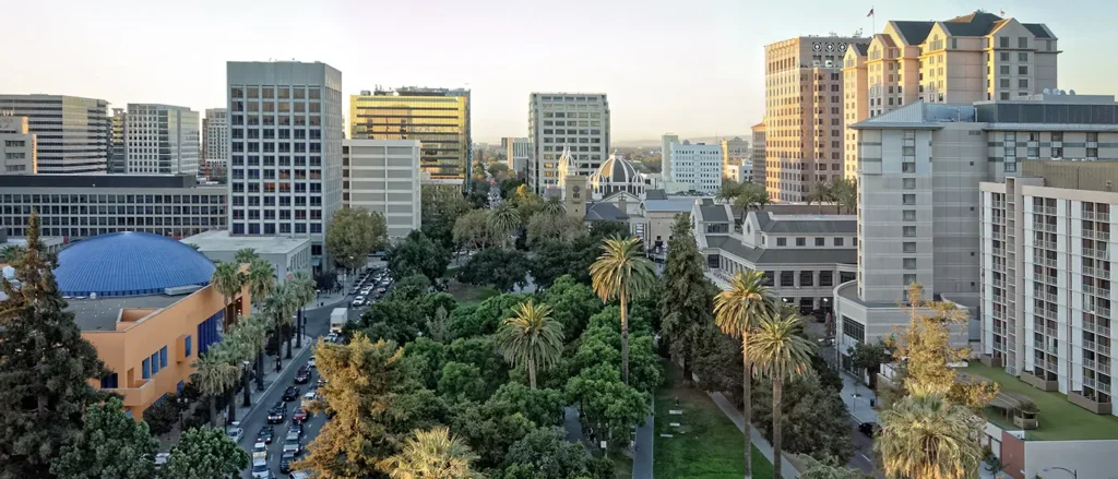 San Jose California city view
